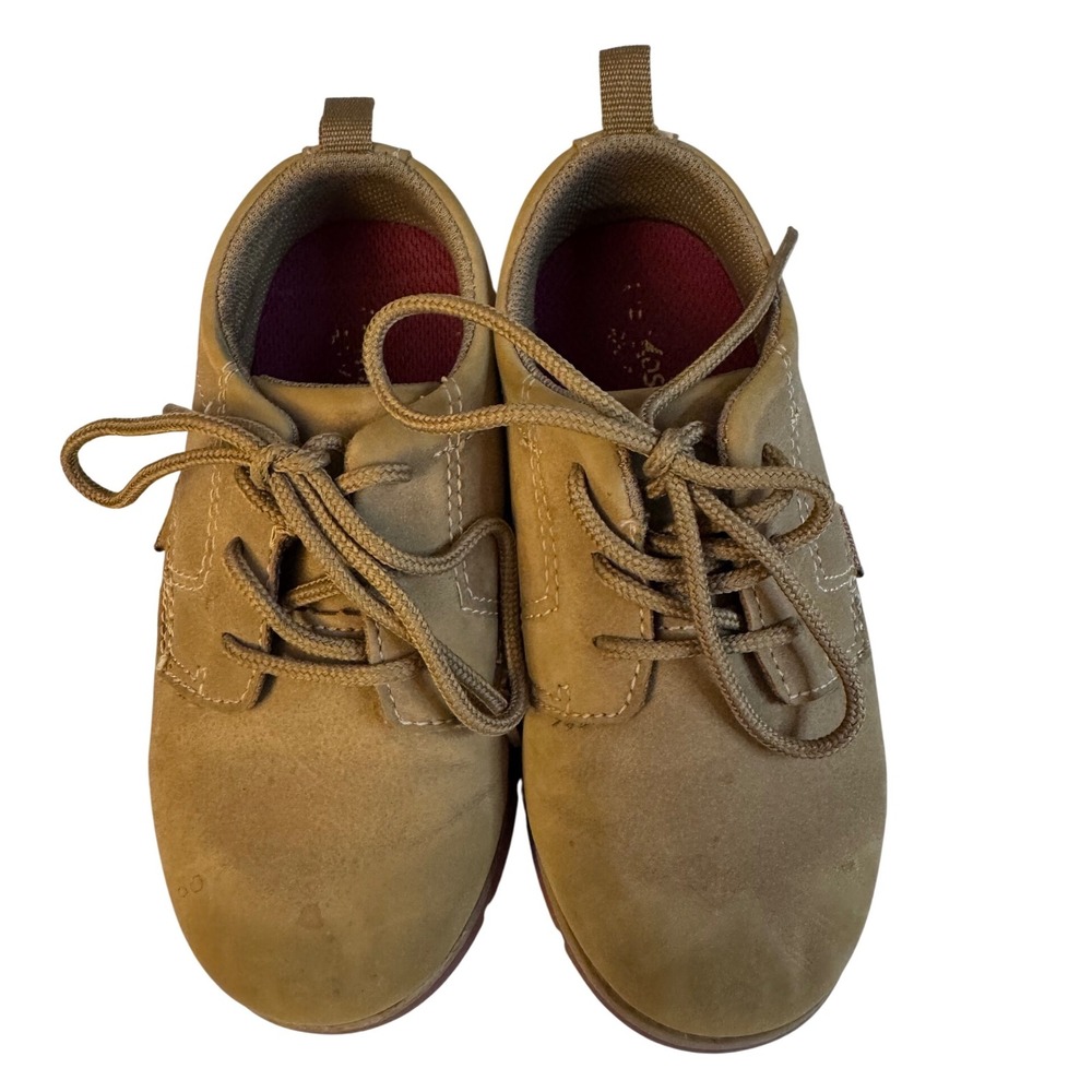 SALE OshKosh B'Gosh Boys Brown Oxford Dress Shoes Lace Up Casual Size 10